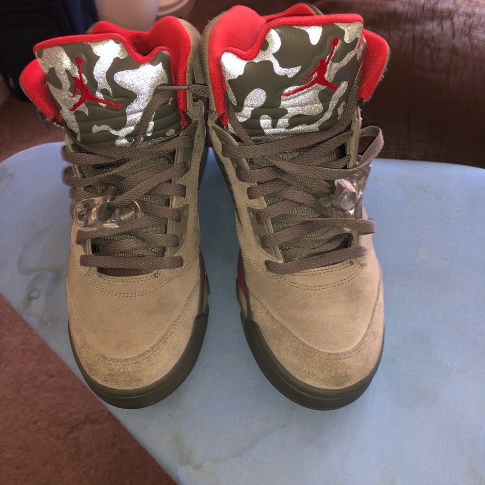 Air Jordan 5 Gray Camo